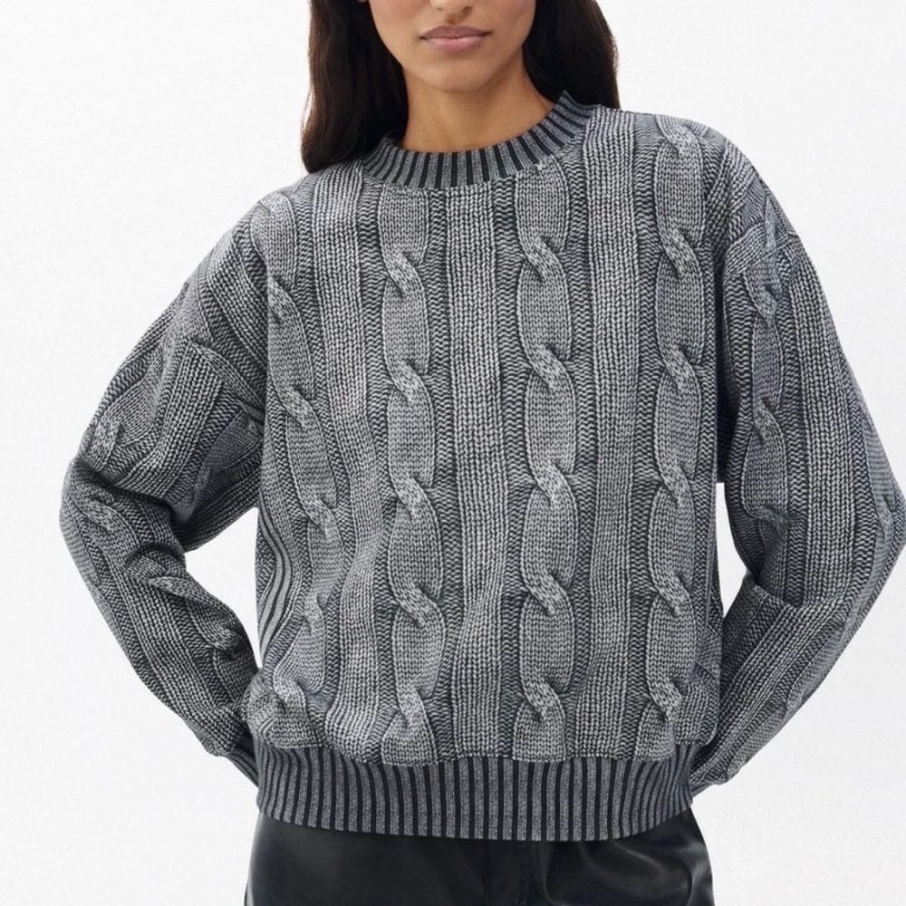 Rag & Bone Miramar Cable-Effect Sweatshirt